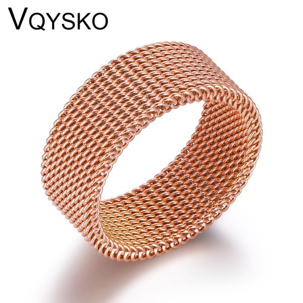 wedding rings 8mm rose gold-color stainless steel punk women mesh ring engagement band men jewelry, Slivery;golden
wedding rings 8mm rose gold-color stainless steel punk women mesh ring engagement band men jewelry, Slivery;golden