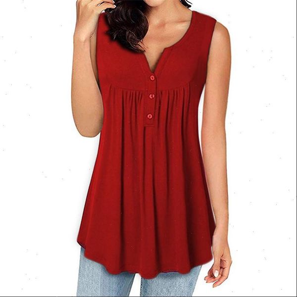 5xl summer loose t shirt women v neck sleeveless large size solid tee casual streetwear button pleated tshirt plus size 4xl, White
5xl summer loose t shirt women v neck sleeveless large size solid tee casual streetwear button pleated tshirt plus size 4xl, White