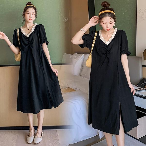 maternity dresses 2021 arrive summer dress woman elegant loose version large size pregnant md-02846, White
maternity dresses 2021 arrive summer dress woman elegant loose version large size pregnant md-02846, White