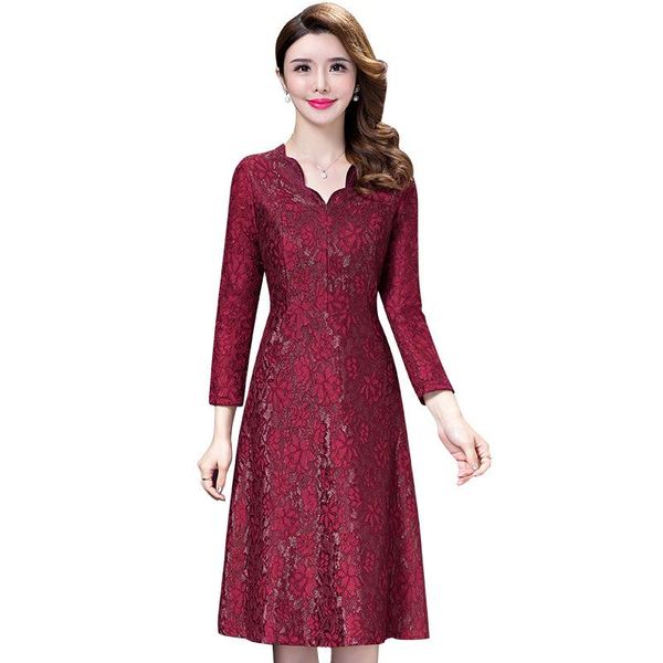 casual dresses factory direct spring and autumn banquet dress lace large size long sleeve mother high quality, Black;gray
casual dresses factory direct spring and autumn banquet dress lace large size long sleeve mother high quality, Black;gray