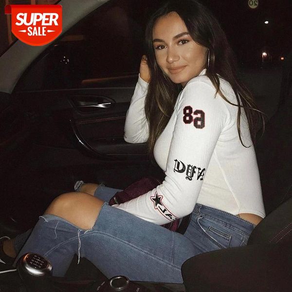 Spring Autumn Women Long Sleeve Bodysuit Letter Print Round Neck Knit Rompers 2020 body Casual Zipper Streetwear Fashion #0D6p, White
Spring Autumn Women Long Sleeve Bodysuit Letter Print Round Neck Knit Rompers 2020 body Casual Zipper Streetwear Fashion #0D6p, White
