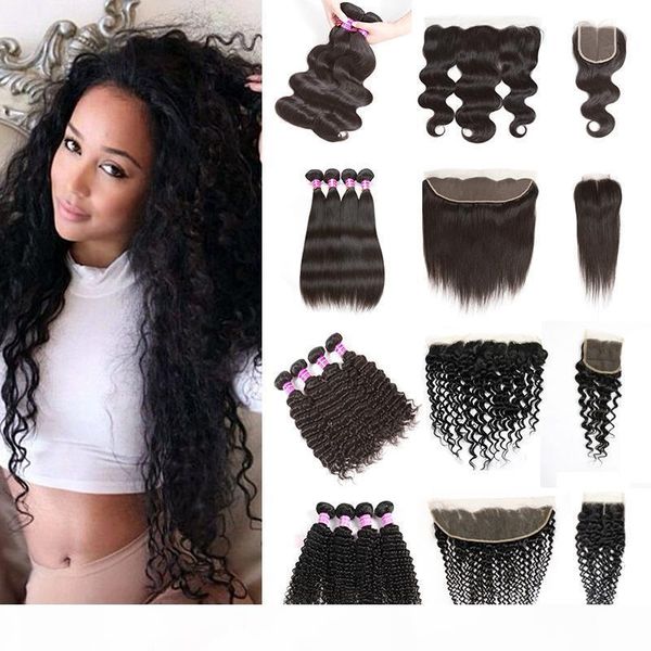 peruvian hair lace frontal with bundles body wave straight kinky curly human hair weave water wave hair 4 deep curly bundles with closure, Black;brown
peruvian hair lace frontal with bundles body wave straight kinky curly human hair weave water wave hair 4 deep curly bundles with closure, Black;brown