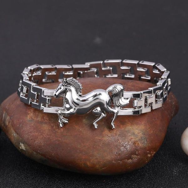 charm bracelets vintage silver plated color horse bracelet men 2021 hip-hop rock friends jewelry pulseiras masculinas, Golden;silver
charm bracelets vintage silver plated color horse bracelet men 2021 hip-hop rock friends jewelry pulseiras masculinas, Golden;silver