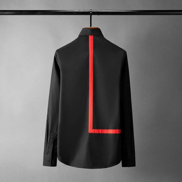 minglu long sleeve man shirts luxury fashionable simple webbing mens dress slim fit plus size 4xl 210721, White;black
minglu long sleeve man shirts luxury fashionable simple webbing mens dress slim fit plus size 4xl 210721, White;black