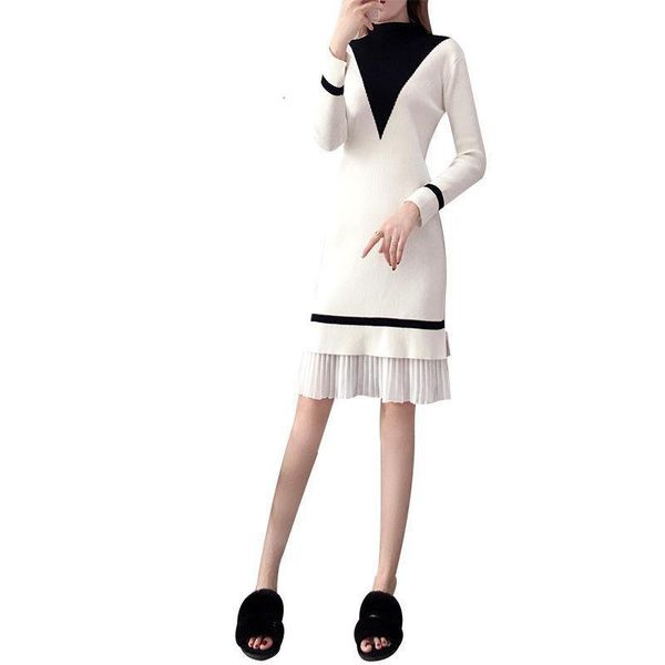 jersey spring robes autumn clothes 2021 new mode long sleeve malha pullover occasional women's at height of the knee ahco, Black;gray
jersey spring robes autumn clothes 2021 new mode long sleeve malha pullover occasional women's at height of the knee ahco, Black;gray