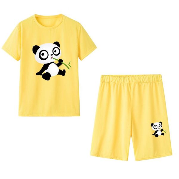 women's tracksuits women two pcs sets panda print summer short sleeve crew neck + shorts casual jogging outfit female clothing, Gray
women's tracksuits women two pcs sets panda print summer short sleeve crew neck + shorts casual jogging outfit female clothing, Gray