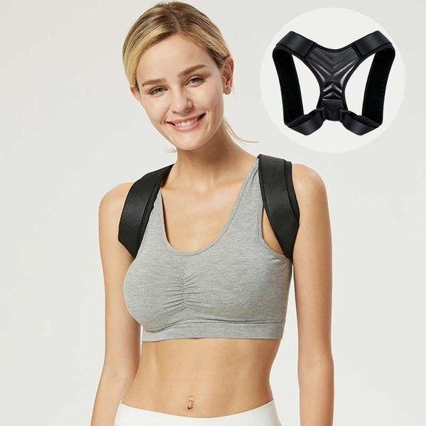 braces supports belt adjustable back posture corrector clavicle spine back shoulder lumbar brace support belt posture correction, Black;blue
braces supports belt adjustable back posture corrector clavicle spine back shoulder lumbar brace support belt posture correction, Black;blue