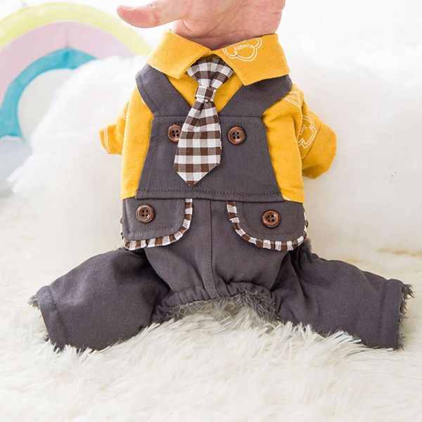 new dog's with plush and thick suspenders winter cotton warm teddy bear four legged pet clothing
new dog's with plush and thick suspenders winter cotton warm teddy bear four legged pet clothing