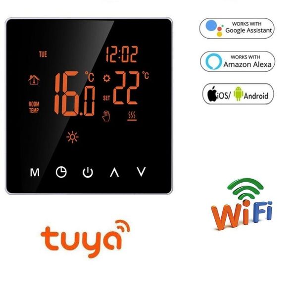 me81h wifi tuya wifi smart thermostat app control temperature controller for electric floor heating water/gas boiler
me81h wifi tuya wifi smart thermostat app control temperature controller for electric floor heating water/gas boiler