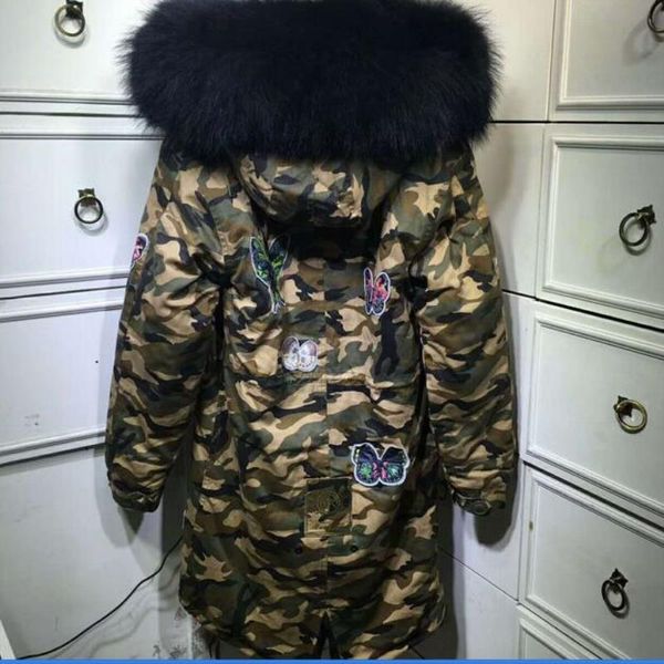 black raccoon brand real meifeng shell trim rabbit fur with camouflage parka fur lining butterfly embroidery fxwrb
black raccoon brand real meifeng shell trim rabbit fur with camouflage parka fur lining butterfly embroidery fxwrb