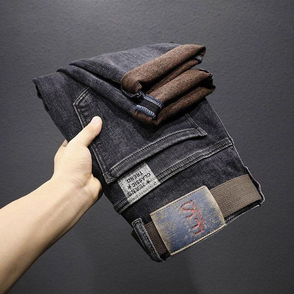men's pants autumn and winter jeans male game slings micro tuning towel bottom 68187, Black
men's pants autumn and winter jeans male game slings micro tuning towel bottom 68187, Black