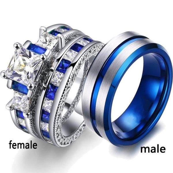 cluster rings size 5-12 blue square cz ring in rhodium plated engagement bands jewelry women accessories quality stainless steel anel men, Golden;silver
cluster rings size 5-12 blue square cz ring in rhodium plated engagement bands jewelry women accessories quality stainless steel anel men, Golden;silver