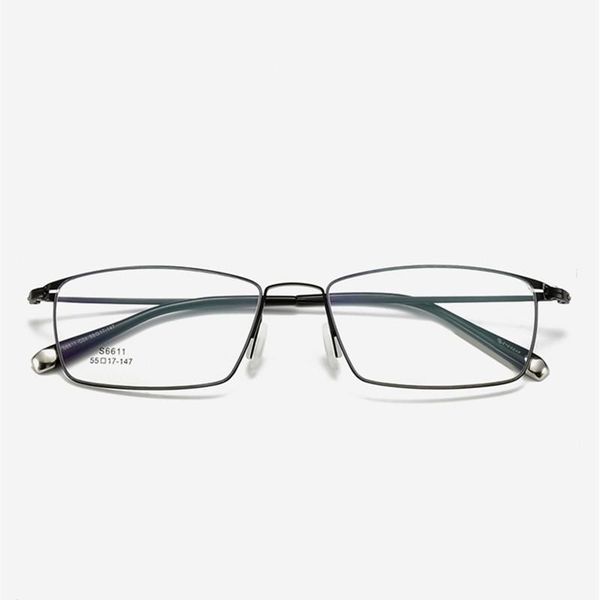 fashion sunglasses frames classic metal full rim spectacle frame men's simple business myopia eyeglasses light luxury and stylish 6611, Black
fashion sunglasses frames classic metal full rim spectacle frame men's simple business myopia eyeglasses light luxury and stylish 6611, Black