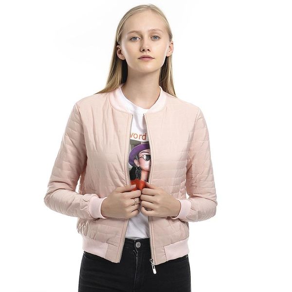 women's jackets 2021 autumn winter women jacket o-neck zipper stitching quilted sweater short coats leisure fashion baseball uniform, Black;brown
women's jackets 2021 autumn winter women jacket o-neck zipper stitching quilted sweater short coats leisure fashion baseball uniform, Black;brown