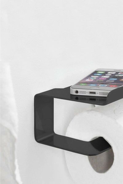 toilet paper holders tarmoser black holder with telephone shelf wc mobile phone
toilet paper holders tarmoser black holder with telephone shelf wc mobile phone