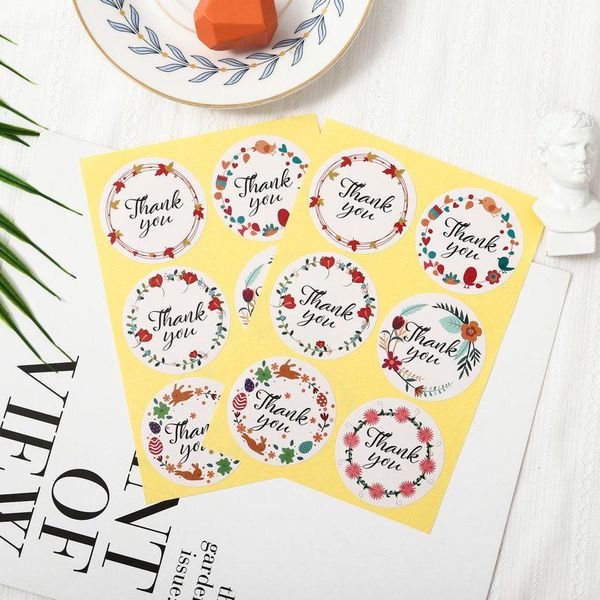 gift wrap 1pack cute little fresh wreath thank you series sticker 2.5cm/5cm/3.8cm christmas label for decor packaging stickers
gift wrap 1pack cute little fresh wreath thank you series sticker 2.5cm/5cm/3.8cm christmas label for decor packaging stickers