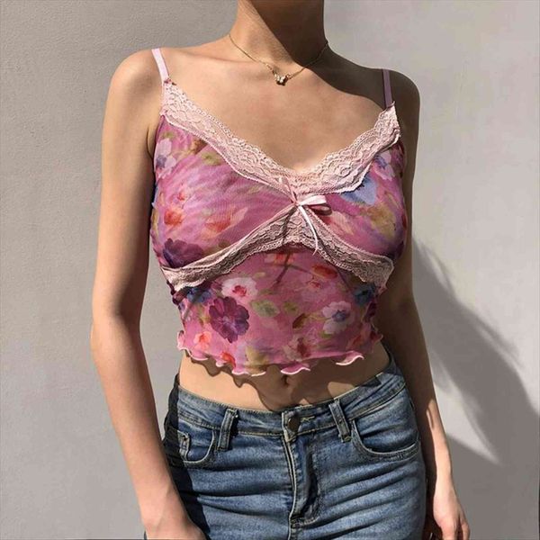 camisole summer romantic womens tanks floral print flounce v neck with satin bow mesh yarn exposed navel crop, White
camisole summer romantic womens tanks floral print flounce v neck with satin bow mesh yarn exposed navel crop, White