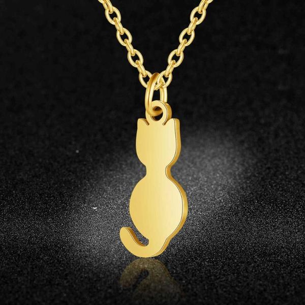 pendant necklaces quality 100% stainless steel cat charm necklace for women special gift high polish fashion, Silver
pendant necklaces quality 100% stainless steel cat charm necklace for women special gift high polish fashion, Silver