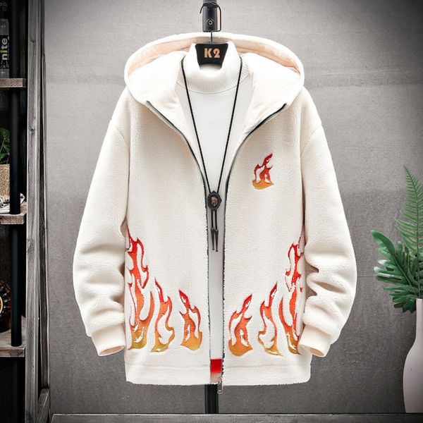 2021 autumn and winter wool cardigan sweater cotton padded men's loose casual warm lamb granular cashmere et, Black
2021 autumn and winter wool cardigan sweater cotton padded men's loose casual warm lamb granular cashmere et, Black