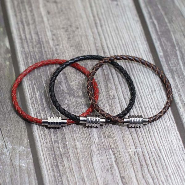 tennis 4mm thin leather bracelet bangle retro silver magnet buckle braclet classic stainless steel braslet charm hombre pulsera joyas, Golden;silver
tennis 4mm thin leather bracelet bangle retro silver magnet buckle braclet classic stainless steel braslet charm hombre pulsera joyas, Golden;silver