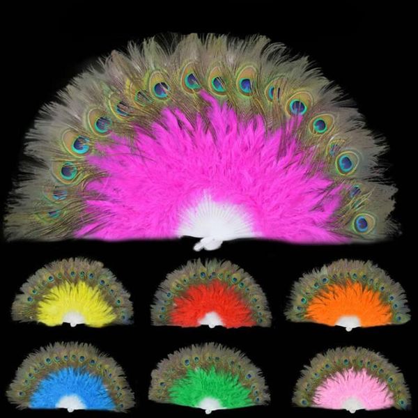 2021 colorful 21 rib peacock feather fan folding marabou feather hand fan women girl dance performance props wedding party favor
2021 colorful 21 rib peacock feather fan folding marabou feather hand fan women girl dance performance props wedding party favor