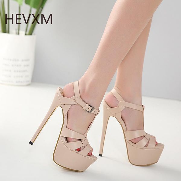 sandals hevxm stiletto 17cm platform high heel fashion open toe gladiator buckle strap summer pole dance nightclub shoes, Black
sandals hevxm stiletto 17cm platform high heel fashion open toe gladiator buckle strap summer pole dance nightclub shoes, Black