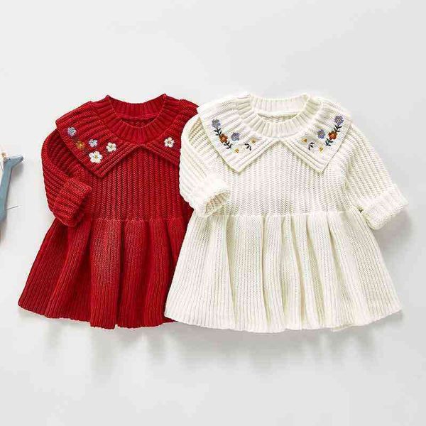 autumn baby girl knit dress baby princess dress embroidered warm knit dress oddler girl cotton clothing g1129, Red;yellow
autumn baby girl knit dress baby princess dress embroidered warm knit dress oddler girl cotton clothing g1129, Red;yellow
