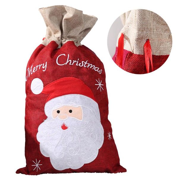 christmas decorations 1pc drawstring gift bag linen present pouch apples - size (santa claus)
christmas decorations 1pc drawstring gift bag linen present pouch apples - size (santa claus)