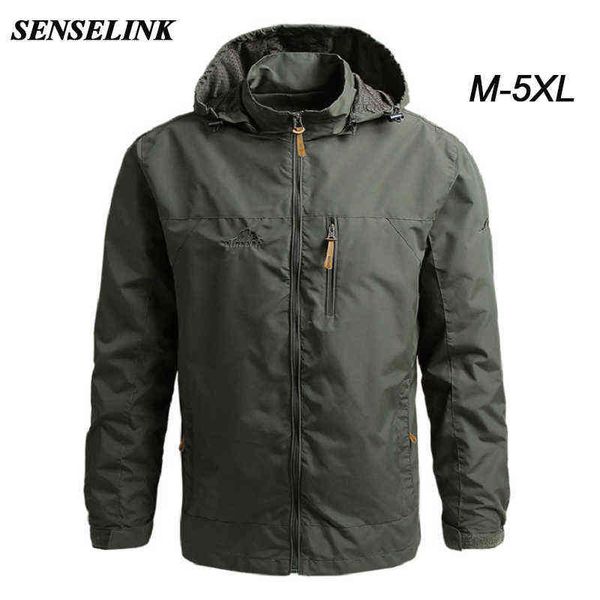 men 2021 outdoor soft shell army green jacket casual loose windproof waterproof sports jacket autumn winter plus size men jacket y1106, Black;brown
men 2021 outdoor soft shell army green jacket casual loose windproof waterproof sports jacket autumn winter plus size men jacket y1106, Black;brown