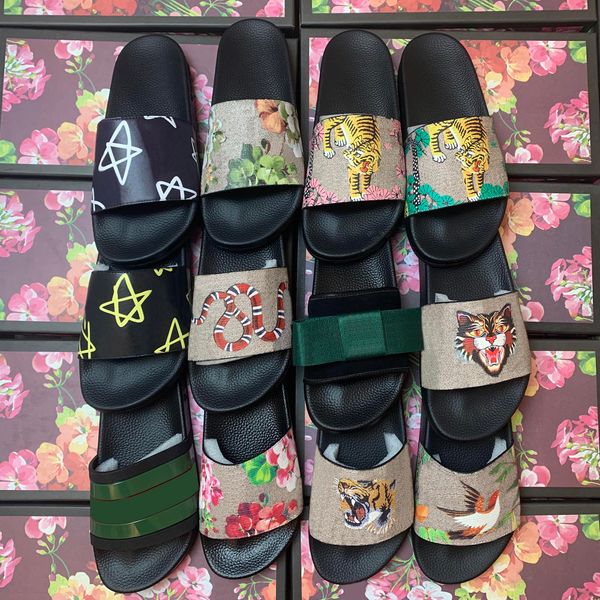 designer rubber slide sandal floral brocade men slipper gear bottoms flip flops women striped beach causal slipper with box us5-11, Black
designer rubber slide sandal floral brocade men slipper gear bottoms flip flops women striped beach causal slipper with box us5-11, Black