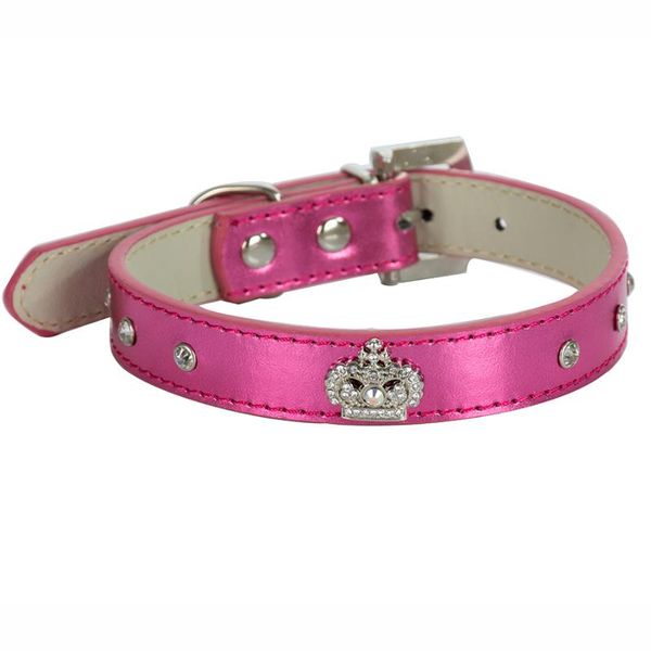rhinestones crown dog collar pu leather diamante studded adjustable pet puppy necklace strap for small dogs pink purple
rhinestones crown dog collar pu leather diamante studded adjustable pet puppy necklace strap for small dogs pink purple