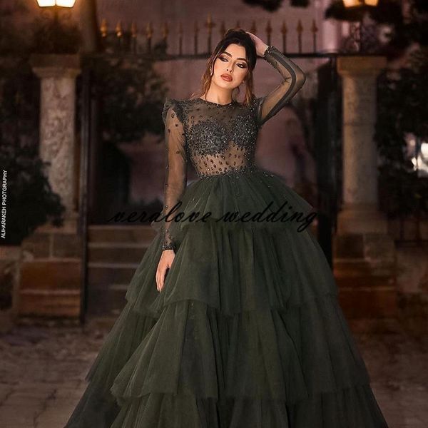 illusion black arabic prom dress a line long sleeves middle east celebrity party robe de soirée de mariage, Black;red
illusion black arabic prom dress a line long sleeves middle east celebrity party robe de soirée de mariage, Black;red