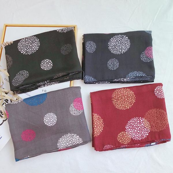 scarves 2021 autumn beautiful big dot print shawls women soft cotton spot polka wrap scarf muffler hijab, Blue;gray
scarves 2021 autumn beautiful big dot print shawls women soft cotton spot polka wrap scarf muffler hijab, Blue;gray