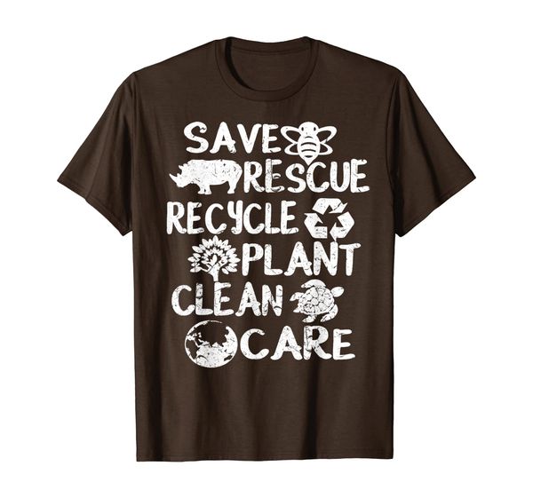 save bees rescue animals recycle plastic plant trees gift t-shirt, White;black
save bees rescue animals recycle plastic plant trees gift t-shirt, White;black