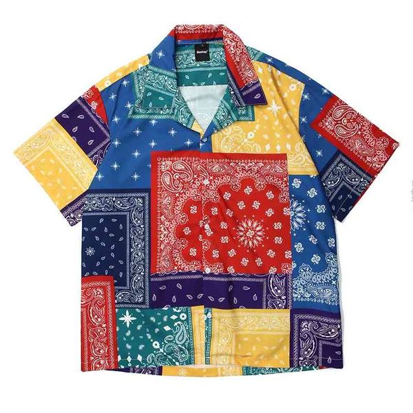 men's casual shirts color block cashew print oversize summer men and women lapel short sleeve high street loose hawaiian sli8, White;black
men's casual shirts color block cashew print oversize summer men and women lapel short sleeve high street loose hawaiian sli8, White;black
