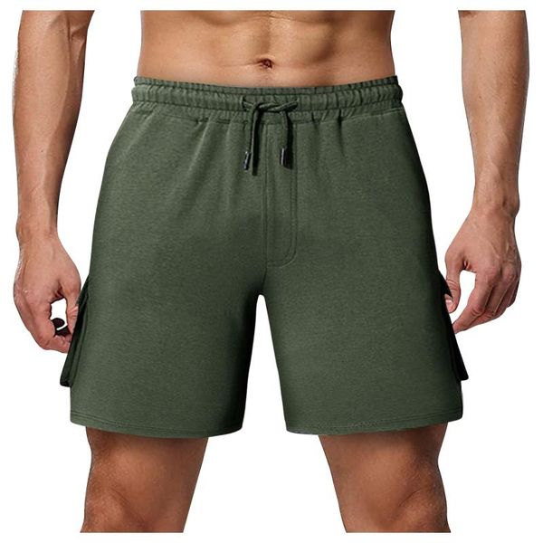 men's shorts casual summer sports fitness multi-pocket tooling pants beach men clothing fashion male, White;black
men's shorts casual summer sports fitness multi-pocket tooling pants beach men clothing fashion male, White;black