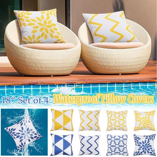 cushion/decorative pillow 4pcs/pack outdoor waterproof pillowcase geometry simple fashion sofa home garden terrace decoration 45x45cm
cushion/decorative pillow 4pcs/pack outdoor waterproof pillowcase geometry simple fashion sofa home garden terrace decoration 45x45cm