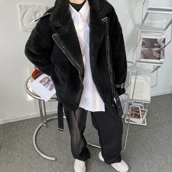2021 Top quality Winter Thick Lamb Fur Jacket Men's Warm Fashion Black Plush Men Wild Personality Short Coat Mens Clothes S- YA4Y
2021 Top quality Winter Thick Lamb Fur Jacket Men's Warm Fashion Black Plush Men Wild Personality Short Coat Mens Clothes S- YA4Y