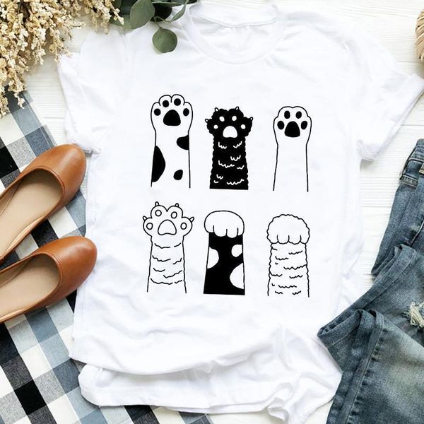 women lady paw animal cartoon summer autumn 90s style print t tee womens tshirt for female shirt clothes graphic t-shirt, White
women lady paw animal cartoon summer autumn 90s style print t tee womens tshirt for female shirt clothes graphic t-shirt, White