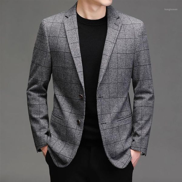 men's suits & blazers arrival spring autumn men masculino and suit jackets plaid male slim fit business casual blazer coat, White;black
men's suits & blazers arrival spring autumn men masculino and suit jackets plaid male slim fit business casual blazer coat, White;black
