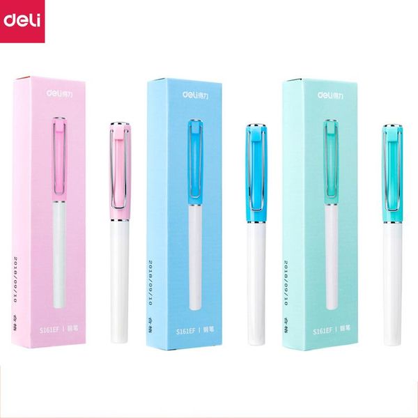 fountain pens deli s161 ef pen 0.35mm color primary student writing for school office business stationery supplies caneta
fountain pens deli s161 ef pen 0.35mm color primary student writing for school office business stationery supplies caneta