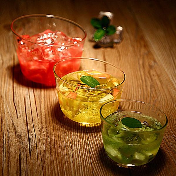 

wine glasses three-piece glass bowl set high borosilicate single layer jar horseshoe beer espresso cup tea mug whiskey