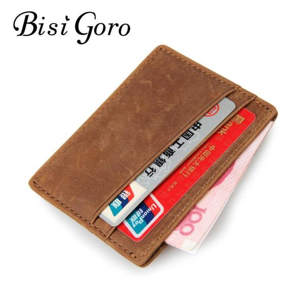 card holders bisi goro 2021 men genuine leather vintage mini holder purse case cowhide famous small short, Brown;gray
card holders bisi goro 2021 men genuine leather vintage mini holder purse case cowhide famous small short, Brown;gray