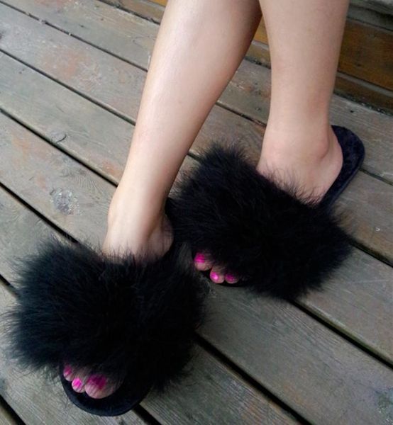 sandals 9 colors fur flip flops women sweet platform wedges ostrich feathers slippers 2021 summer thongs beach, Black
sandals 9 colors fur flip flops women sweet platform wedges ostrich feathers slippers 2021 summer thongs beach, Black