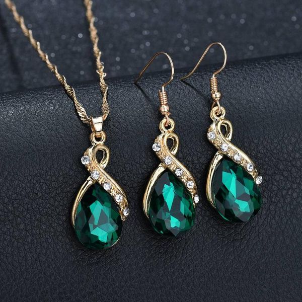 earrings & necklace misscycy vintage water drop shape women elegant rhinestone pendant crystal jewelry set wedding jewlery sets, Silver
earrings & necklace misscycy vintage water drop shape women elegant rhinestone pendant crystal jewelry set wedding jewlery sets, Silver