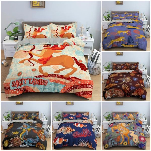 bedding sets animal with flowers and constellation pattern quilt cover abstract folk style set duvet bedclothes
bedding sets animal with flowers and constellation pattern quilt cover abstract folk style set duvet bedclothes