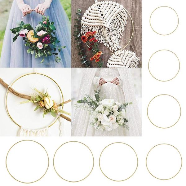 decorative flowers & wreaths 1pc 10/15/20/25/30/35/40cm iron gold metal ring garland baby shower wedding bride wreath handmade catcher hoop
decorative flowers & wreaths 1pc 10/15/20/25/30/35/40cm iron gold metal ring garland baby shower wedding bride wreath handmade catcher hoop