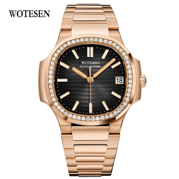 wristwatches wotesen fashion mens quartz watch diamond watches men stainless steel army military male business lige, Slivery;brown
wristwatches wotesen fashion mens quartz watch diamond watches men stainless steel army military male business lige, Slivery;brown