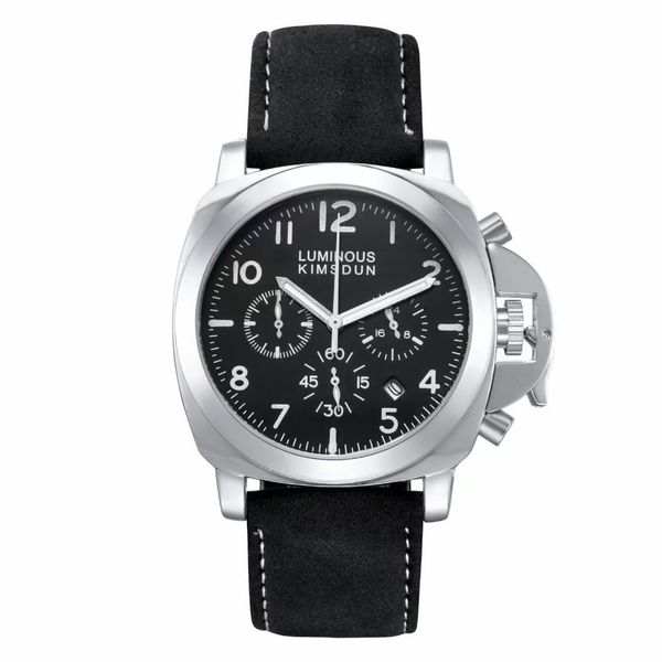new standard kimdun luxury men's watch popular multi-function belt sports waterproof leisure quartz night watch, Slivery;brown
new standard kimdun luxury men's watch popular multi-function belt sports waterproof leisure quartz night watch, Slivery;brown