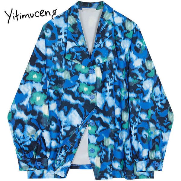 yitimuceng tie dye print blouse women shirts sleeve loose spring fashion korean clothes long sleeve turn-down collar 210601, White
yitimuceng tie dye print blouse women shirts sleeve loose spring fashion korean clothes long sleeve turn-down collar 210601, White